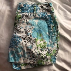 Floral Midi Shorts